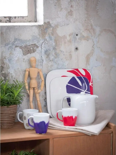 Set boje për xham e porcelan Royal Talens Art Creation, 4 x 30 ml, opake, rozë, argjend, fuchsia, vjollcë