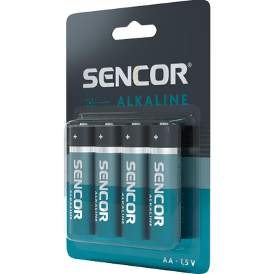 Bateri Sencor SBA LR6 4BP AA Alk, 4 copë