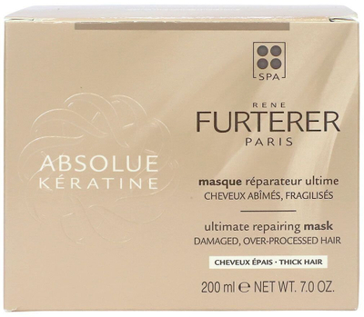Maskë flokësh Rene Furterer Absolue Kératine, rigjeneruese për flokë të trashë e të dëmtum, 200ml