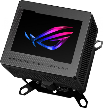 Bllok uji për ftohës ASUS ROG Ryujin III WB, Asetek, 3.5” LCD, i zi