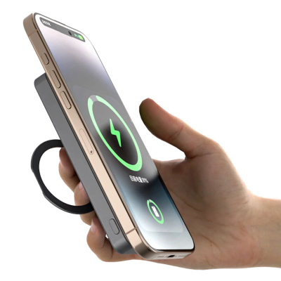 Power bank Dudao K28S, 5000mAh, 20W PD MagSafe, gri