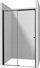 Derë dushi Deante Shower Door, 150 cm, xham i pastër 6 mm, nero