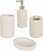 Set aksesorësh banjo Bathroom Solutions, 4 pjesë, i bardhë