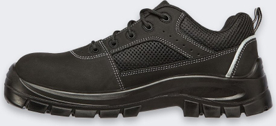 Заштитни обувки Skechers Work Trophus, челична капа, Memory Foam, црни, бр. 41.5