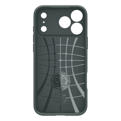 Kapak telefoni Spigen Liquid Air për iPhone 17 Pro, anti-shok, jeshile Abyss