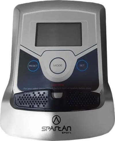 Eliptik për palestër n'shpi Basic Elliptical Home Trainer, me kompjuter trajnimi, për përdorim n'shpi, gri