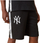 Кратки панталони New Era New York Yankees, за мажи, со лого, црни