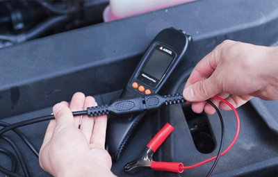 Tester qarku Ancel PB500, 12–24V, ekran TFT me ngjyra, i zi