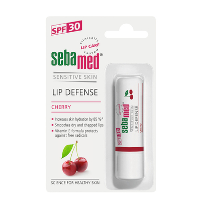 Balsam mbrojtës për buzë Sebamed Lip Defense Qershi, 4.8g