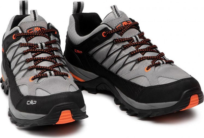 Këpucë trekking CMP Rigel Low M 3Q54457-75UE, që s’i merr uji, shollë Full On Grip, gri