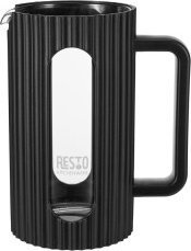 Përgatitëse kafeje Resto French Press 90531, 1000 ml, xham borosilikat, e zezë