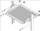 Mbajtëse rack EQUIPMENT Support 2U Type C, 25kg, metalike
