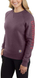 Блуза пуловер Carhartt Clarksburg Crewneck, за жени, XS, темно црвена