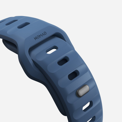 Rrip sportiv për Apple Watch, 46mm 49mm, gome FKM, blu e errët