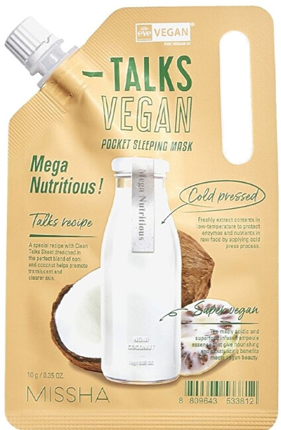 Maskë rigjeneruese vegane për fytyrë Missha, 10 g