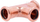 Nyje bakri T KAN-therm Copper Press Tee 15, CU-DHP, bronz