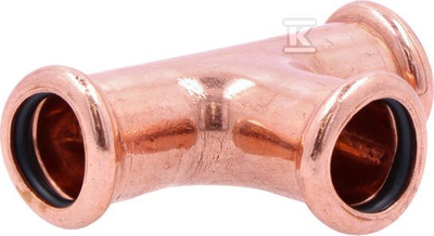Nyje bakri T KAN-therm Copper Press Tee 15, CU-DHP, bronz
