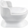 Qynez tualeti për fëmijë Maltex Toddler Toilet, me mbështetëse shpine, i bardhë