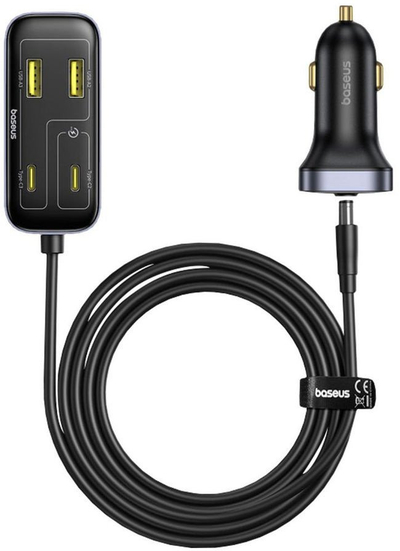 Karikues makine Baseus 110W, 3x USB, 3x USB-C, i zi
