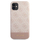 Kapak telefoni Guess 4G Stripe për iPhone 11 6.1", hardcase, rozë