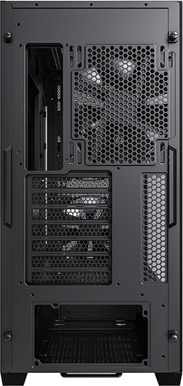 Kuti kompjutri Montech AIR 903 Base, Midi Tower, me tre fara, e zezë