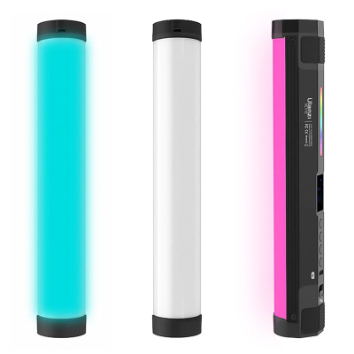 Llambë studio LED Ulanzi VL110 RGB Ice Light, me magnet, e zezë