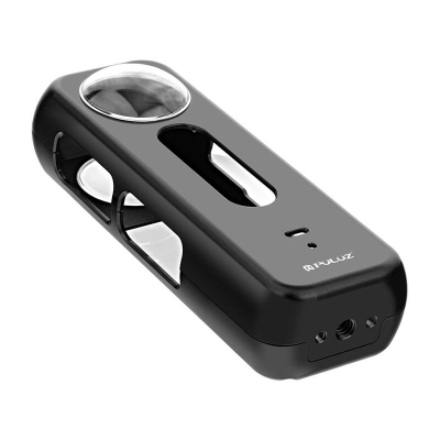 Kuti mbrojtëse metalike Puluz Durable, për Insta360 X4, me mbulim lenteje, e zezë