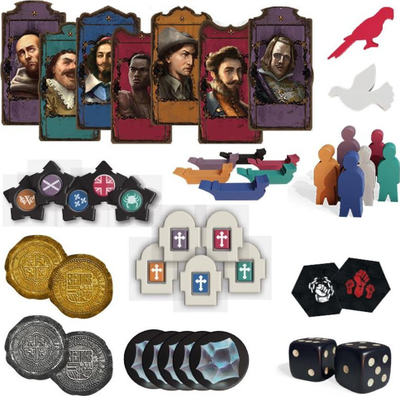 Друштвена игра Galakta Pax Hispanica, стратешка, 1 5 играчи, повеќебојна