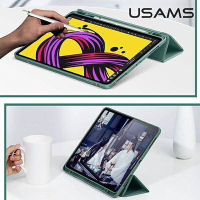 Mbulesë tableti Uniq USAMS Winto për iPad Air 10.9\" 2020, Smart Cover, me vend për Apple Pencil, vjollcë