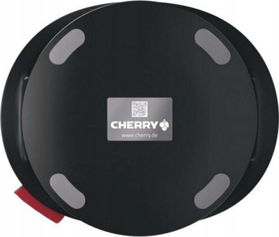 Mbështetëse ergonomike për kyç CHERRY SLIDEPAD ERGO, që rrëshqet, e zezë