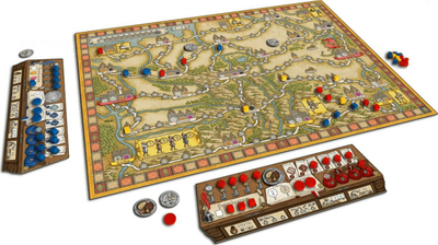 Lojë tavoline Pegasus Spiele Hansa Teutonica Big Box, strategjike, për të rritur, me shumë ngjyra