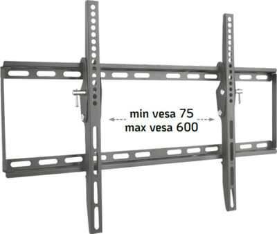 Kllapë muri për TV Techly ICA-PLB 161L, 40" 65", 50 kg, e zezë