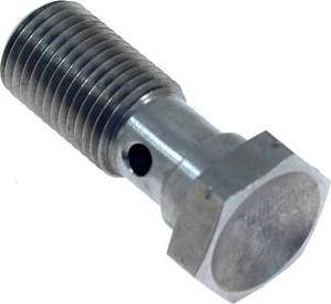 Vidë banjo TurboWorks M12 1.25, 31mm, çelik inox, argjend
