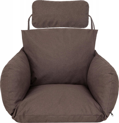 Jastëk për karrige varëse cocoon, mbushje komode, material i butë, gri