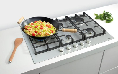 Pianurë me gaz Gorenje G641EX, 60cm, 4 zona gatimi, inox