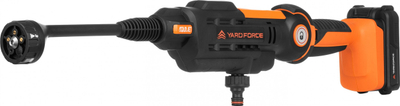 Lavastros me presion Yard Force YF-LWC02A, 20V, 22 bar, portokalli