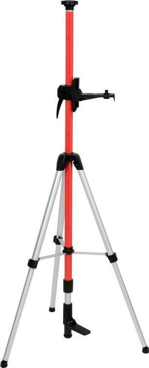 Shtyllë me tripod për lazer Yato, 3.7 m, alumin, e kuqe