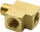 Lidhës T bronzi për flanxha, 1/8" NPT, bronzi