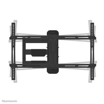 Ѕидна држачка за ТВ Neomounts WL40-550BL16, 40"-65", црна