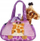Lodër pelushi Aurora Giraffe in Bag, xhirafë 20.5 cm, set me çantë, vjollcë