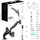 Носач за маса за два монитори ONKRON Dual Monitor Arm, 13"-32", 9 kg, црн