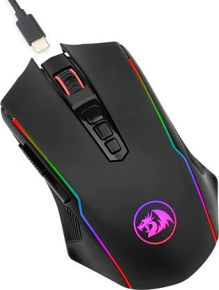 Maus gaming Redragon Ranger Lite, wireless 2.4GHz, RGB, i zi