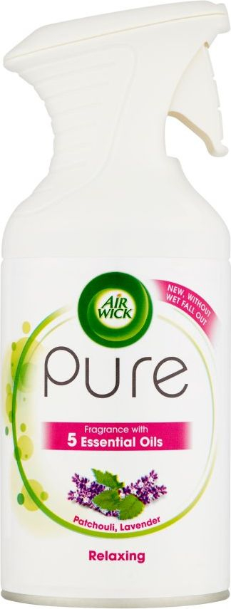 Freskues Ajri Air Wick Pure Patchouli Lavender, 250ml, i bardhë