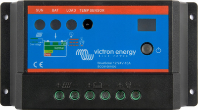 Kontrollues karikimi diellor Victron Energy BlueSolar SCC010010000, PWM, 12/24V 10A, i zi