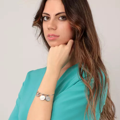 Byzylyk për femra La Petite Story, i argjendtë