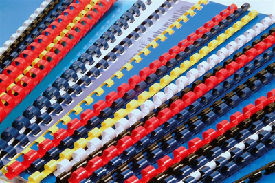 Kurriz plastik Argo, 14mm, 100 copë, blu