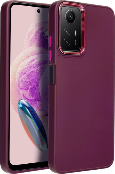 Mbrojtëse telefoni FRAME për Xiaomi Redmi Note 12S, TPU PU, vjollcë
