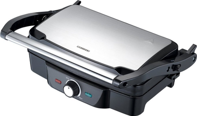 Grill panini Melissa 16240108, pllaka mos-ngjitëse, trup inoksi, e zezë
