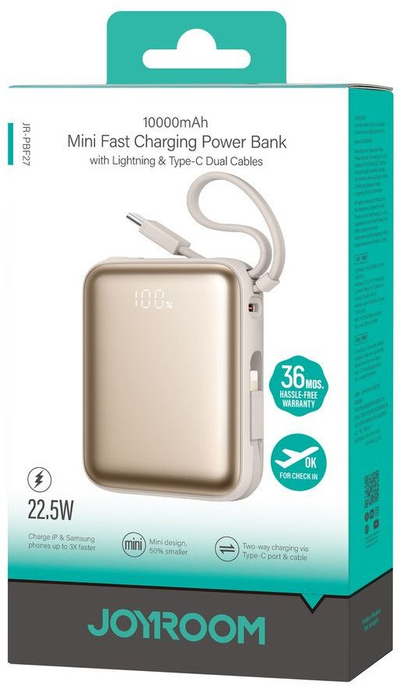 Powerbank Joyroom JR-PBF27, 10000mAh, 22.5W, ari