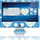 Stiker dekorativ Nexgen Skins Hearts and Daisies 3D për iMac 27\", me sfond blu